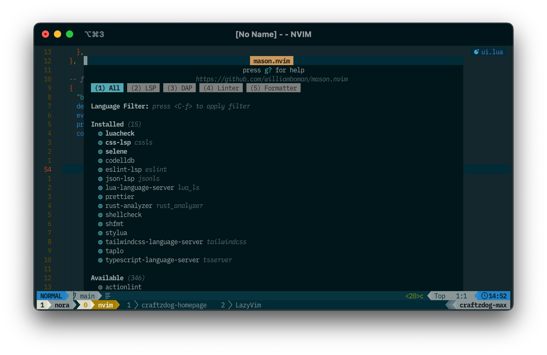 Effective Neovim setup for web development towards 2024